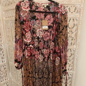 Sky and Sand Long Sleeve Kimono